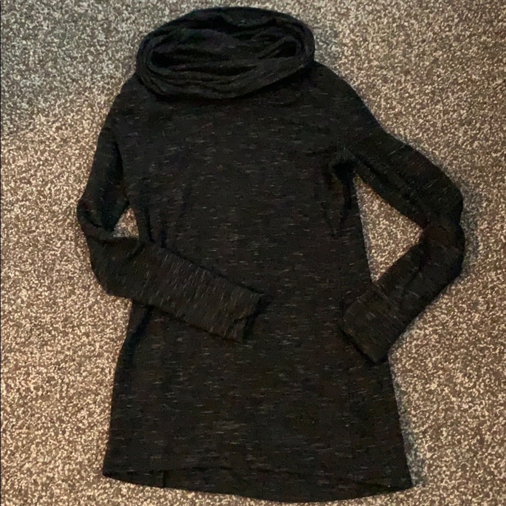 Long sleeve cowl neck shirt